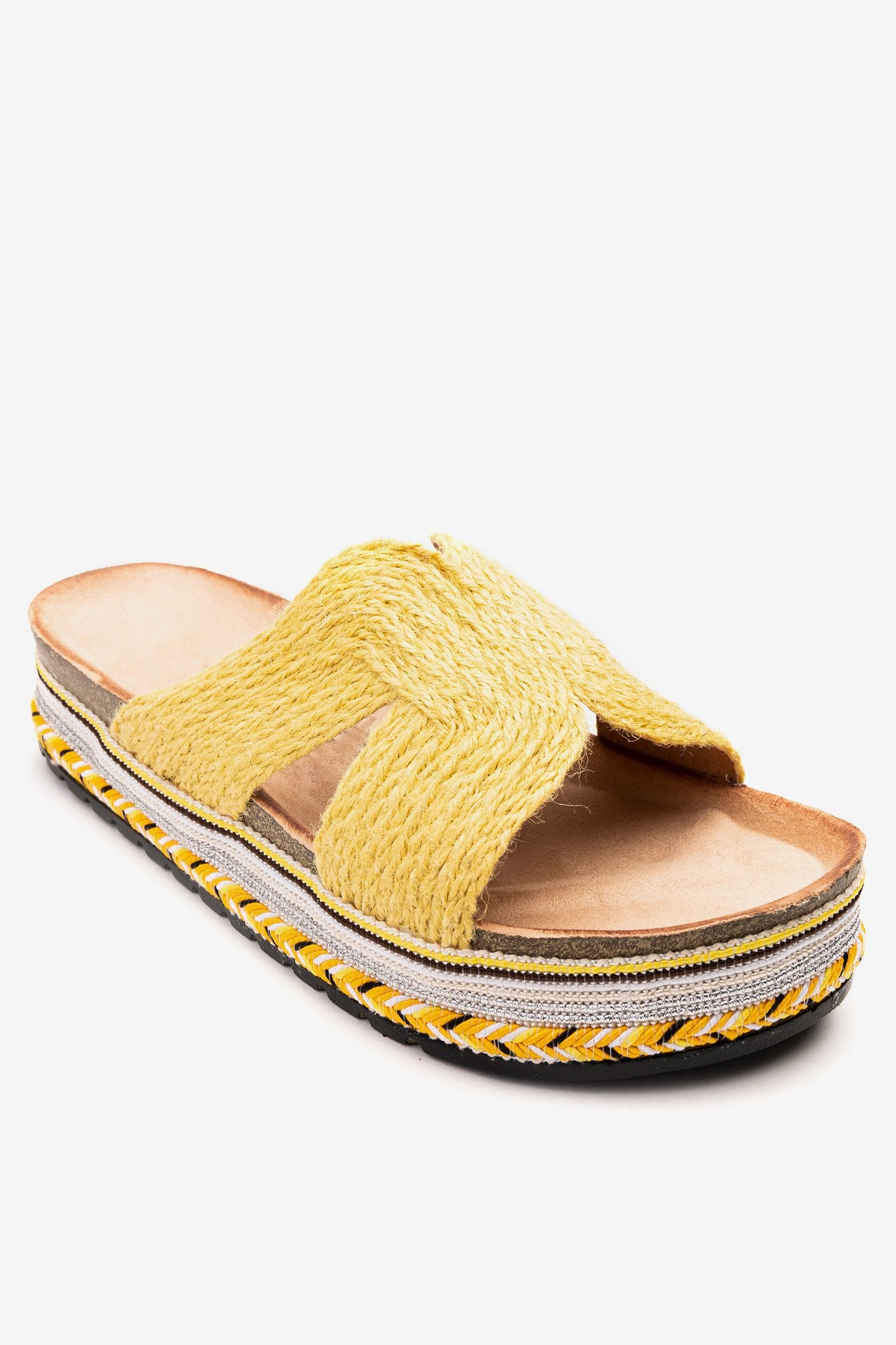 Sandalia Mujer Amarillo Kima Chancleta Chancleta
